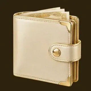 Leather wallet — Golden Crown
