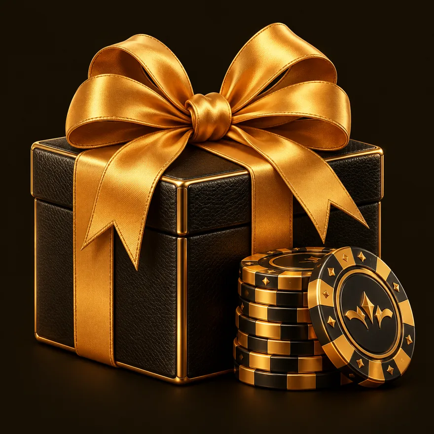 Gift box and chips — Golden Crown