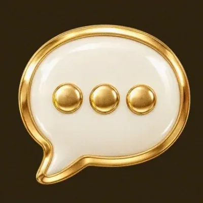 Chat bubble icon — Golden Crown