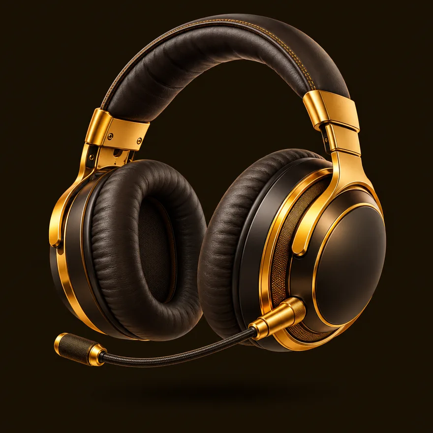 Gaming headset — Golden Crown