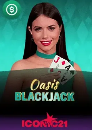 Oasis Blackjack live game cover