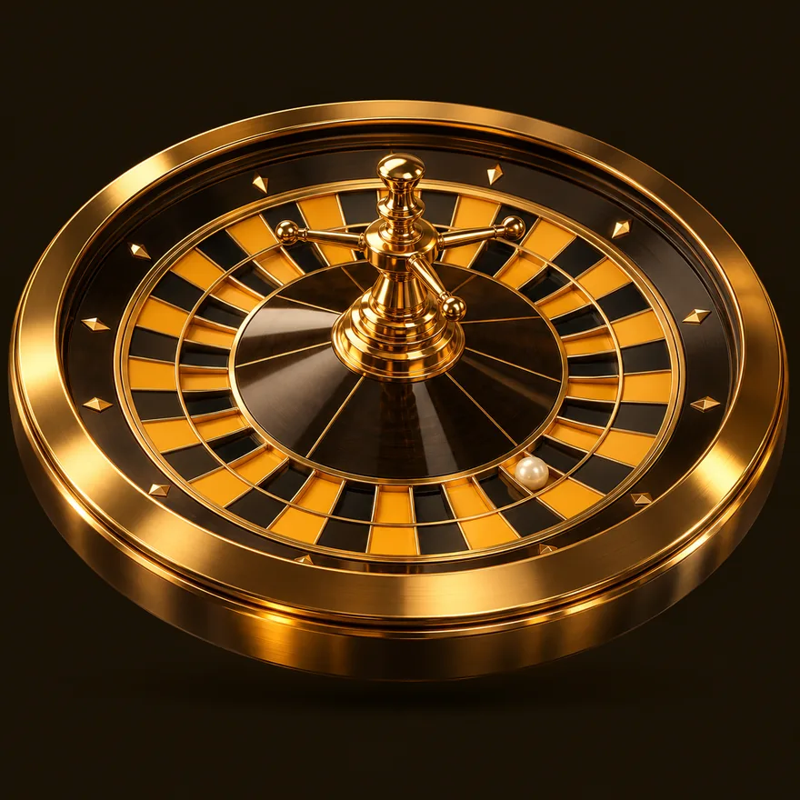 Roulette wheel — Golden Crown