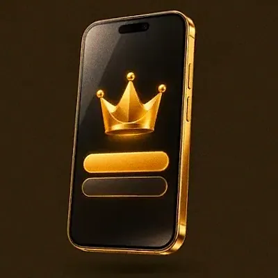 Casino app smartphone — Golden Crown