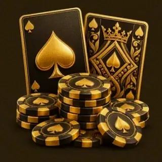 Poker playing cards — Golden Crown