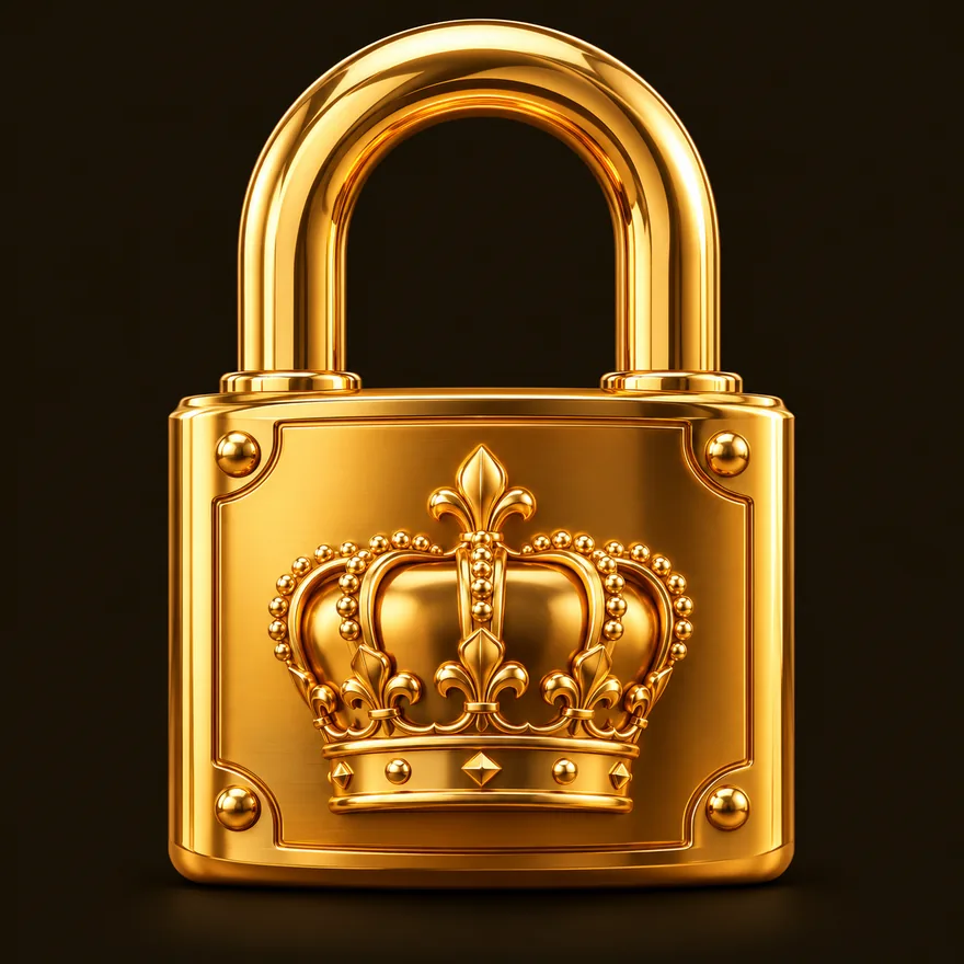 Royal padlock — Golden Crown