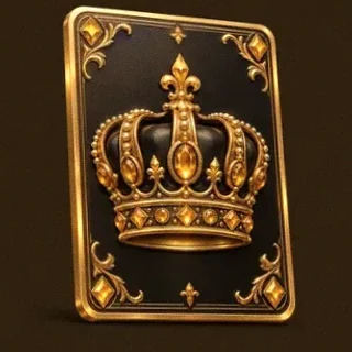 Royal crown card — Golden Crown