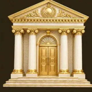 Classical bank building — Golden Crown