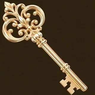 Ornate antique key — Golden Crown